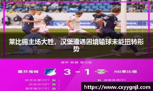 莱比锡主场大胜，汉堡遭遇困境输球未能扭转形势